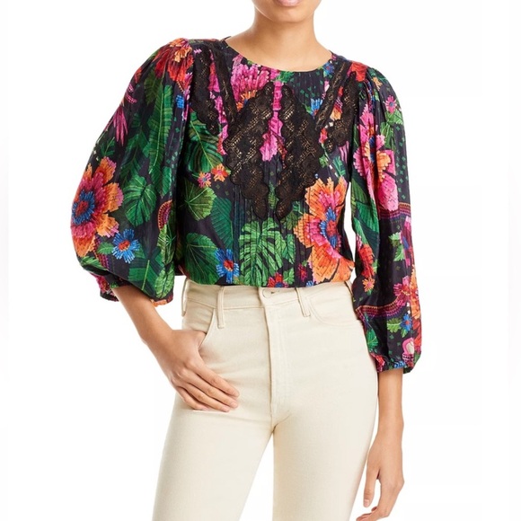 FARM Rio Multicolor Floral Blouse - Picture 16 of 16